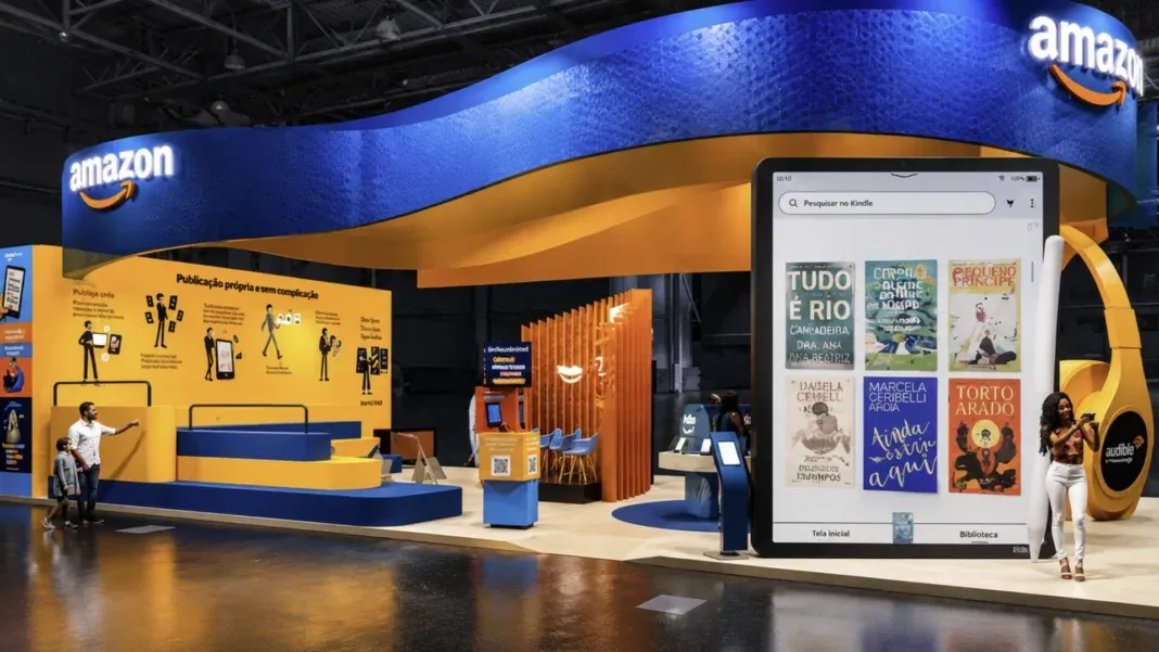 Brinde grátis: Amazon na Bienal do Livro 2026: Kindle Gigante, Experiências Grátis e Encha Seu Kindle