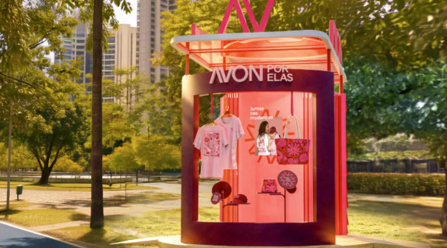 Brinde grátis: Avon no Ibirapuera: aulão grátis de alongamento e espaço do Outubro Rosa de 16 a 19/10