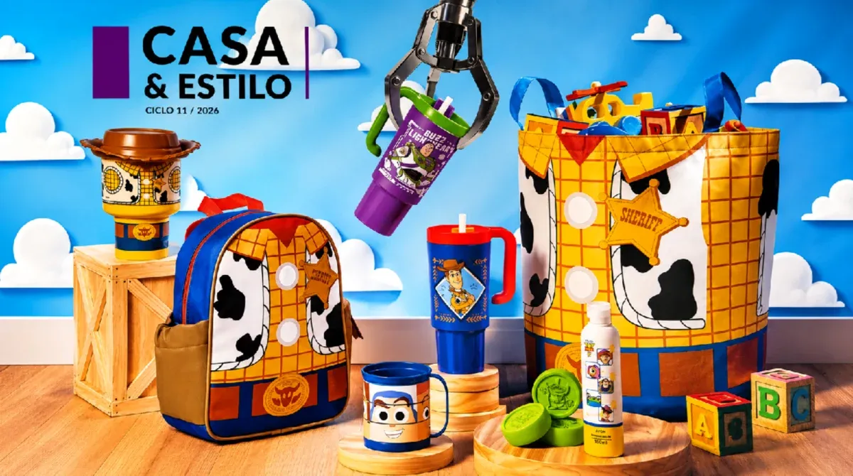 Brinde grátis: Avon e Casa & Estilo: Coleção Toy Story 5 com Itens a Partir de R$ 17,99