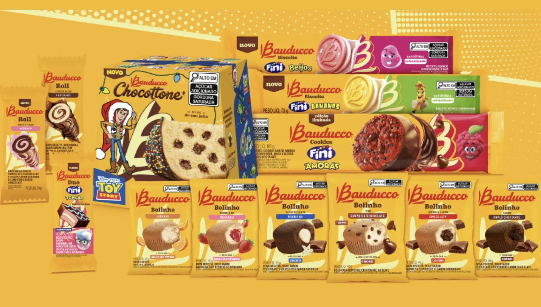 Brinde grátis: Compre e Ganhe Bauducco + Fini: cinema com R$ 20 em produtos