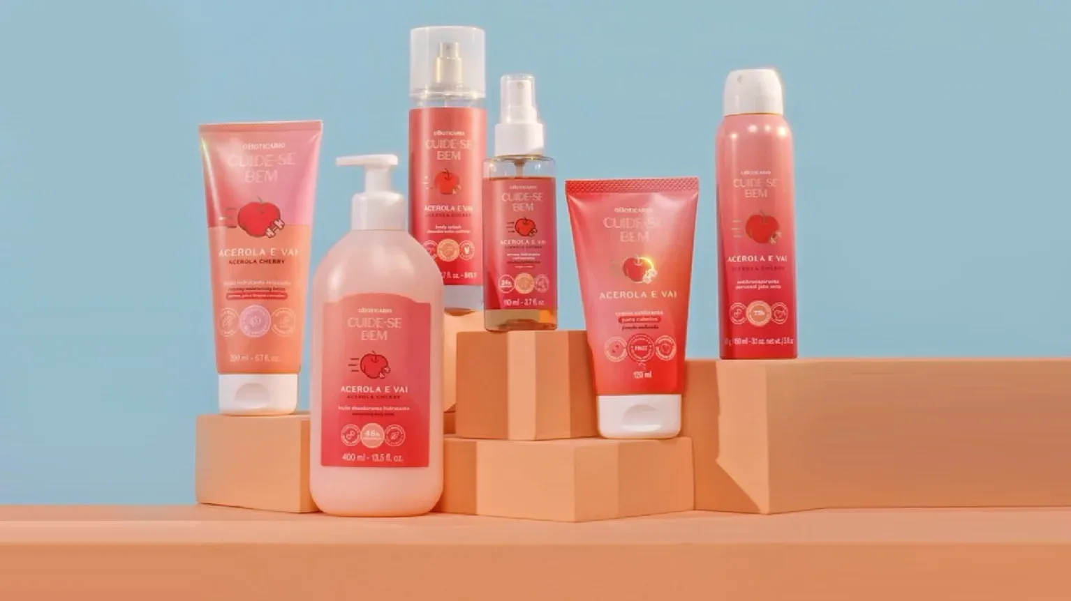 Brinde grátis: Desconto O Boticário: 20% na linha Acerola e Vai levando dois itens