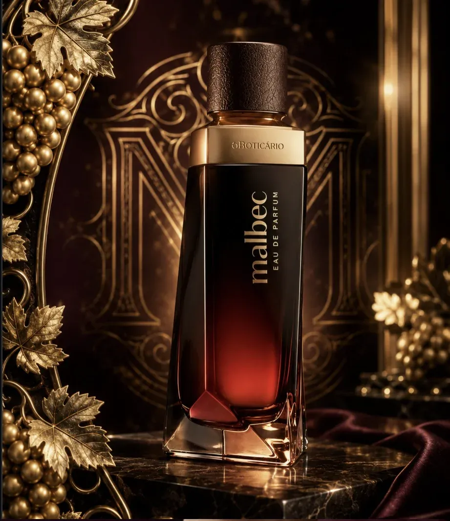 Frasco do novo Malbec Eau de Parfum de O Boticário