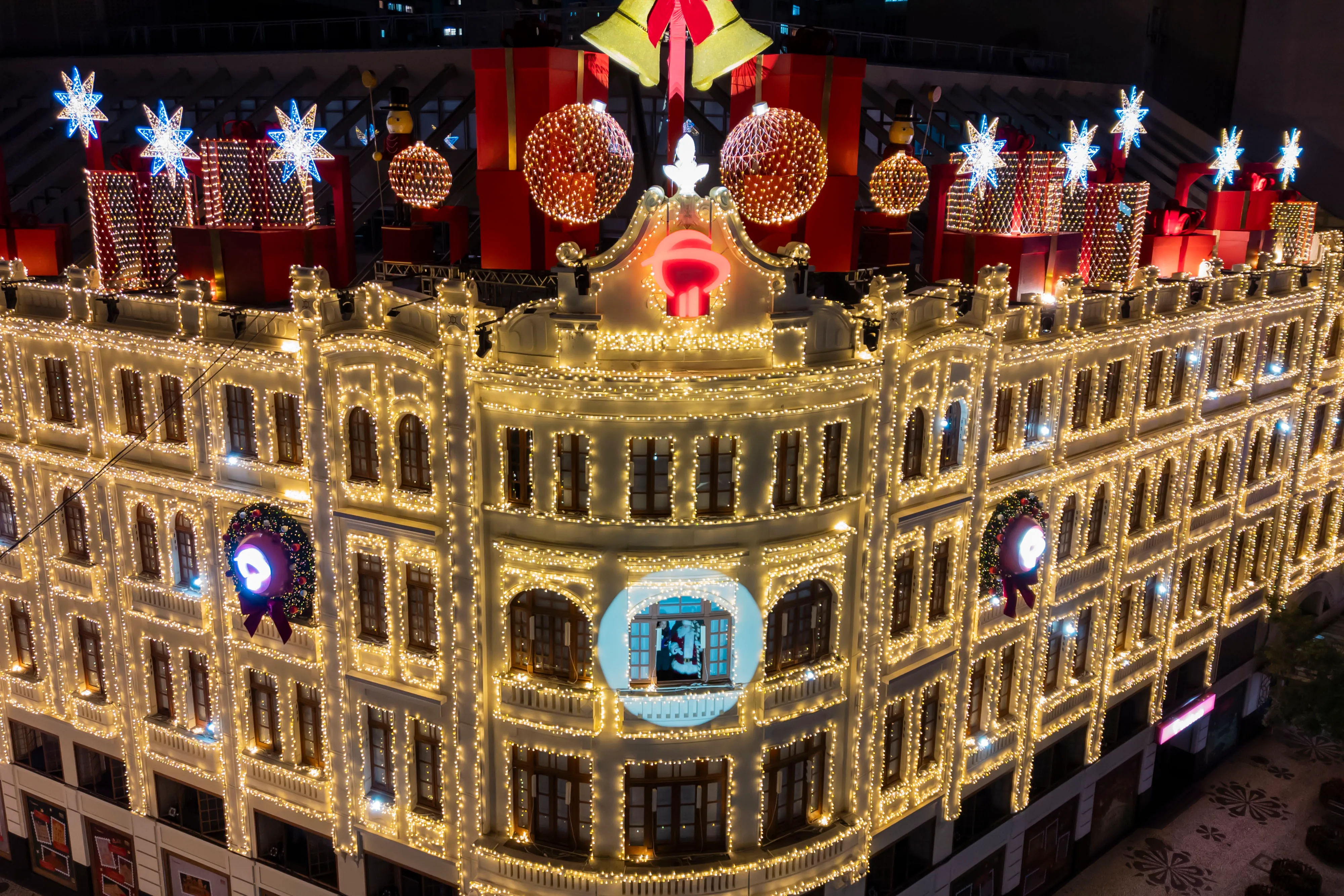 Apresentação de uma edição anterior do Natal no Palácio Avenida, em Curitiba. Foto de arquivo: Isabella Mayer/SECOM.