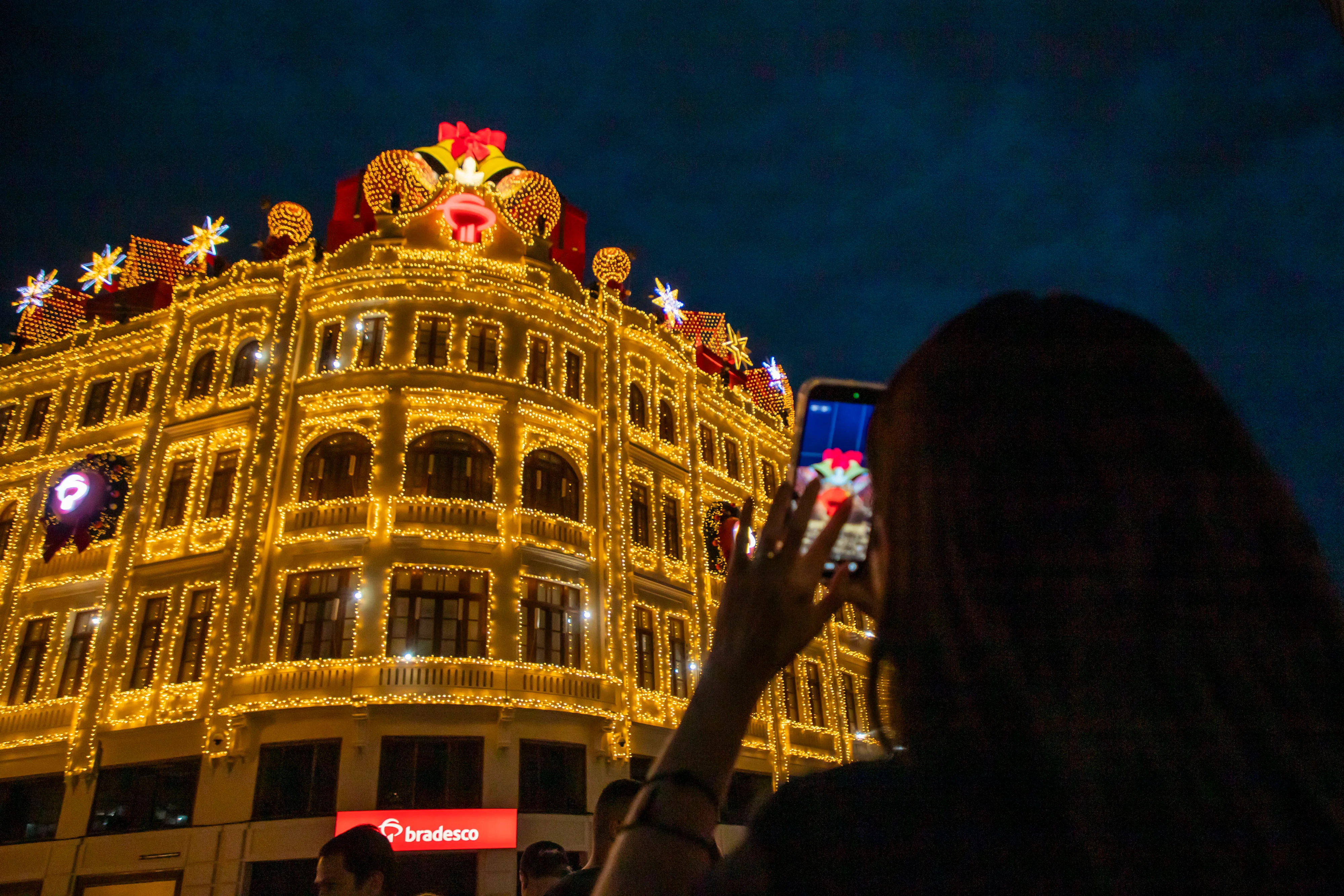 Apresentação de uma edição anterior do Natal no Palácio Avenida, em Curitiba. Foto de arquivo: Isabella Mayer/SECOM.
