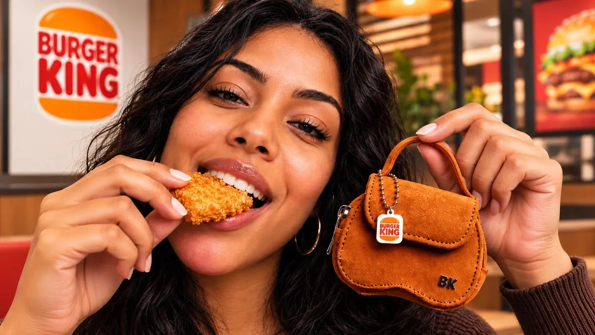 Brinde grátis: Compre e Ganhe Burger King: Microbolsa Le Nugguette Vem com Pingente e Nuggets