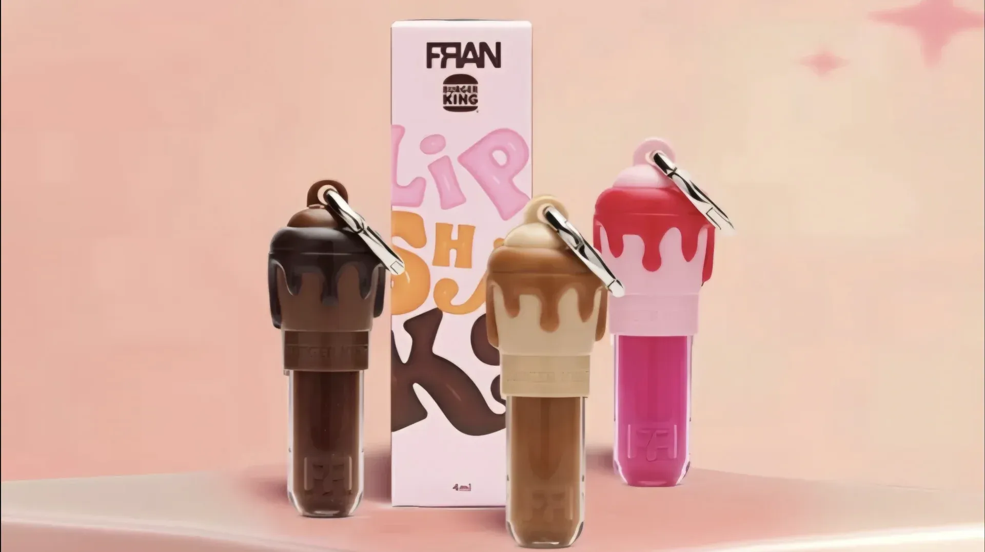 Brinde grátis: Compre e Ganhe Burger King: gloss LipShakes da FRAN no Combo BK & FRAN