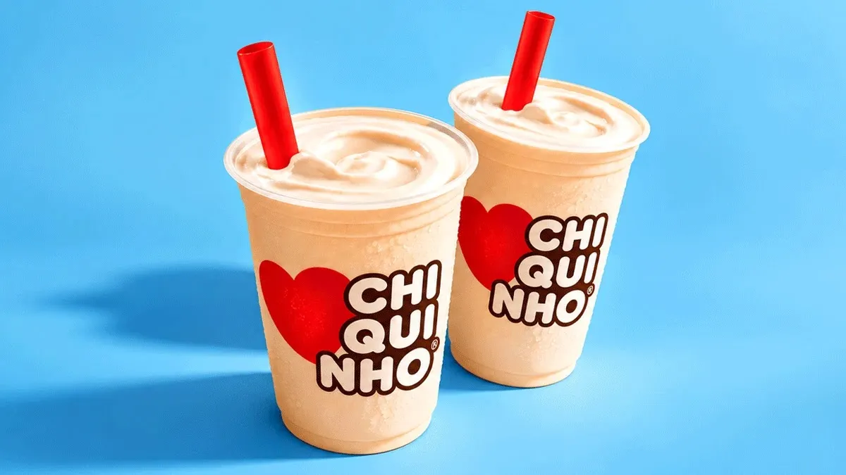 Banner da Chiquinho com o Milk Shake em dobro para o Dia do Sorvete