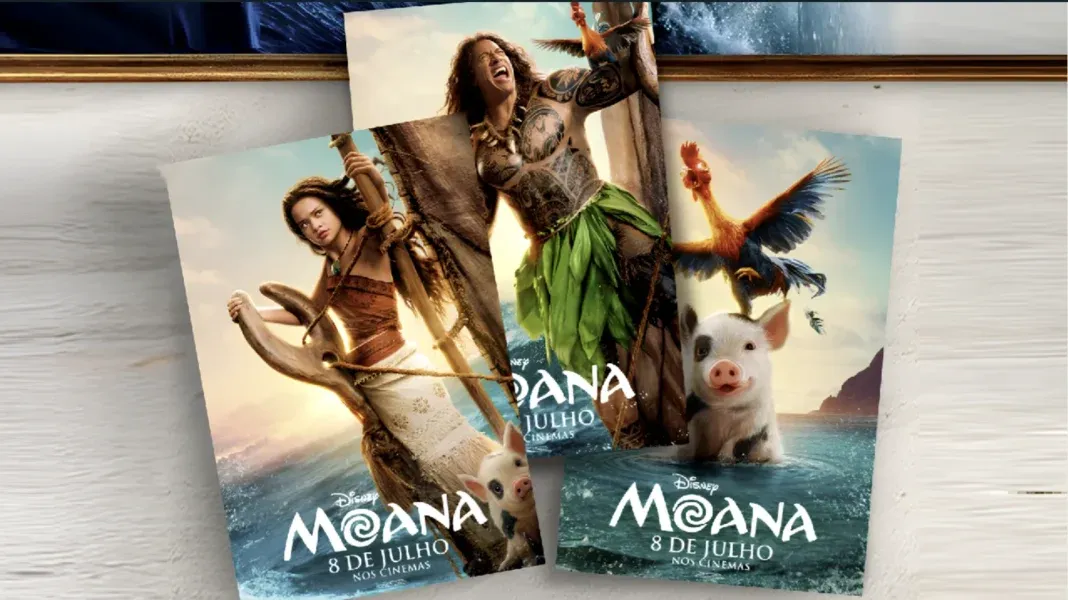 Brinde grátis: Compre e Ganhe Cine Show: Mini Pôsteres de Moana Grátis com o Ingresso