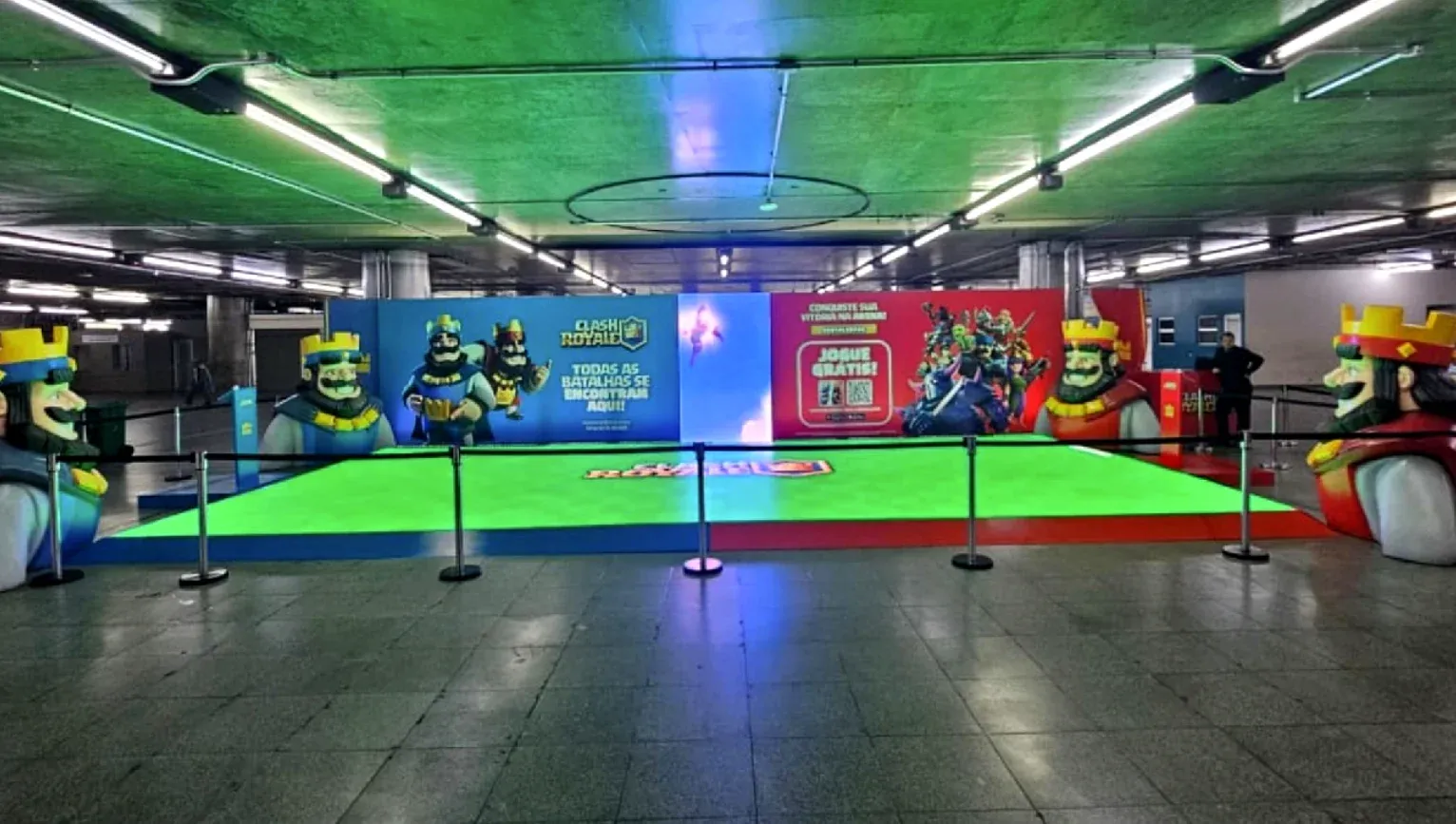 Brinde grátis: Clash Royale grátis na Estação Sé: arena Sé Royale até 23/10