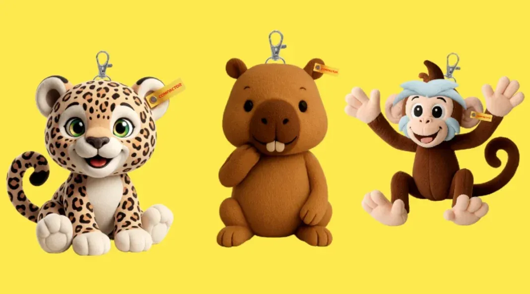 Brinde grátis: Compre e Ganhe Compactor: Chaveiros Colecionáveis 'Meu Mascote' da Fauna Brasileira