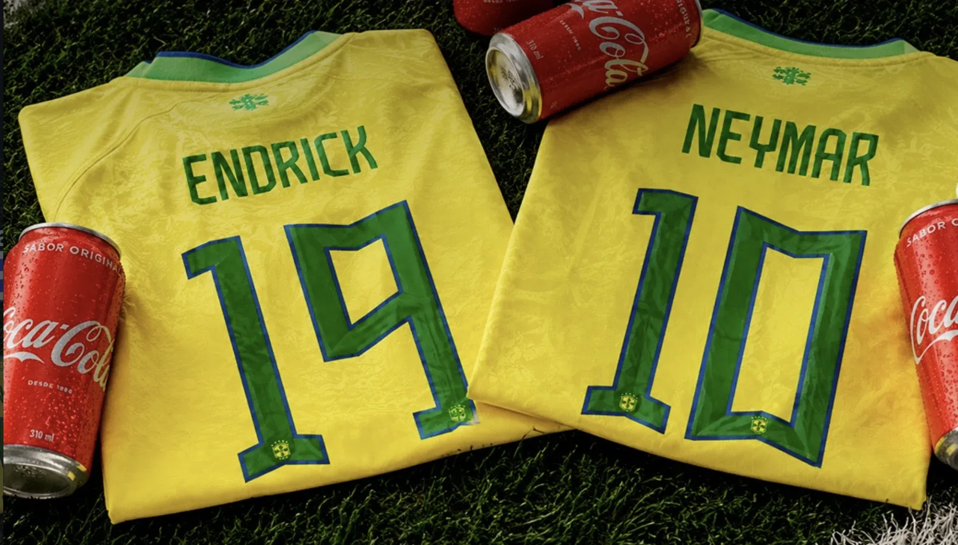 Endrick e Neymar pela Seleção Brasileira