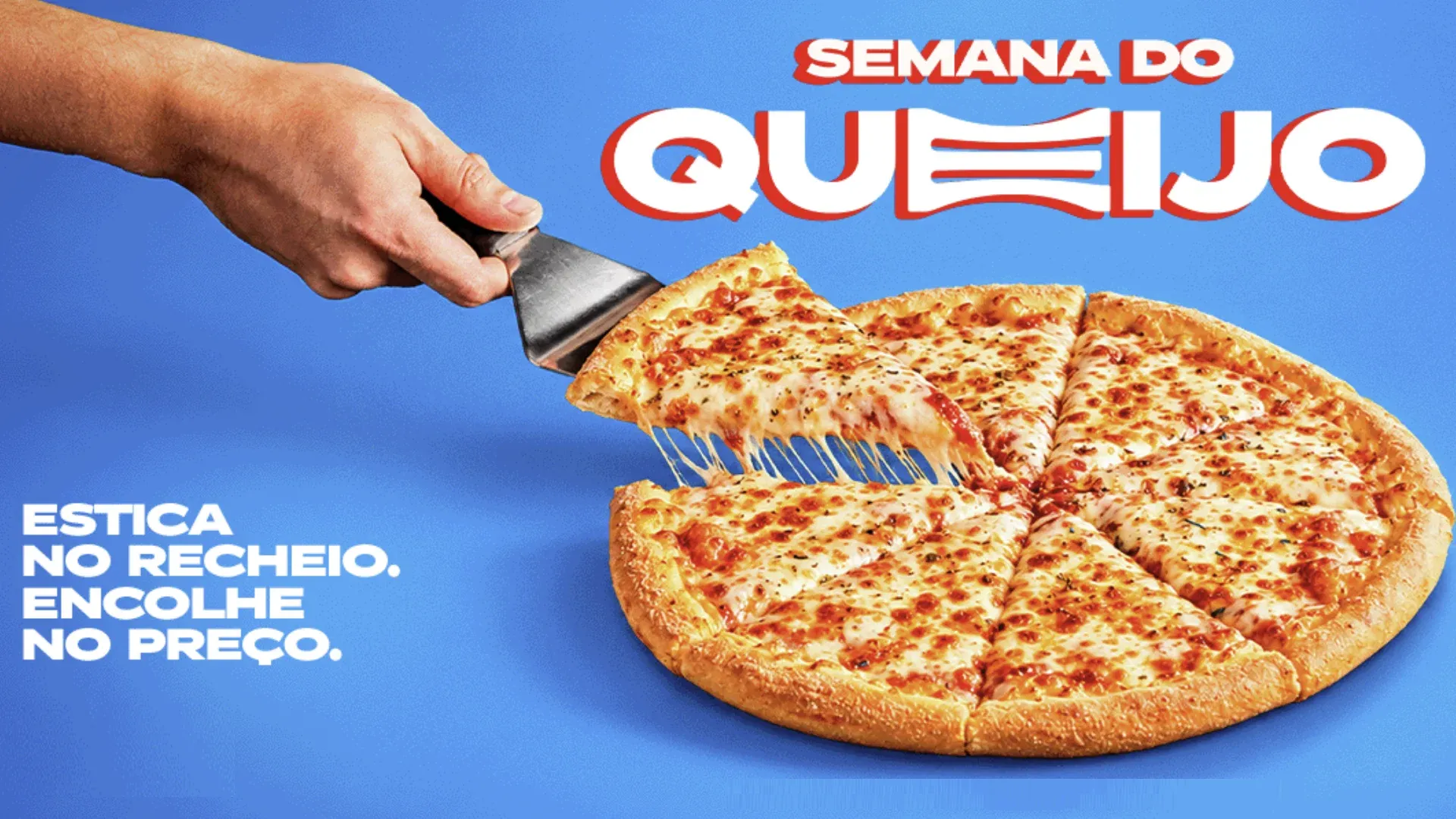 Brinde grátis: Desconto Domino's: pizza média de queijo por R$ 29,90 na Semana do Queijo
