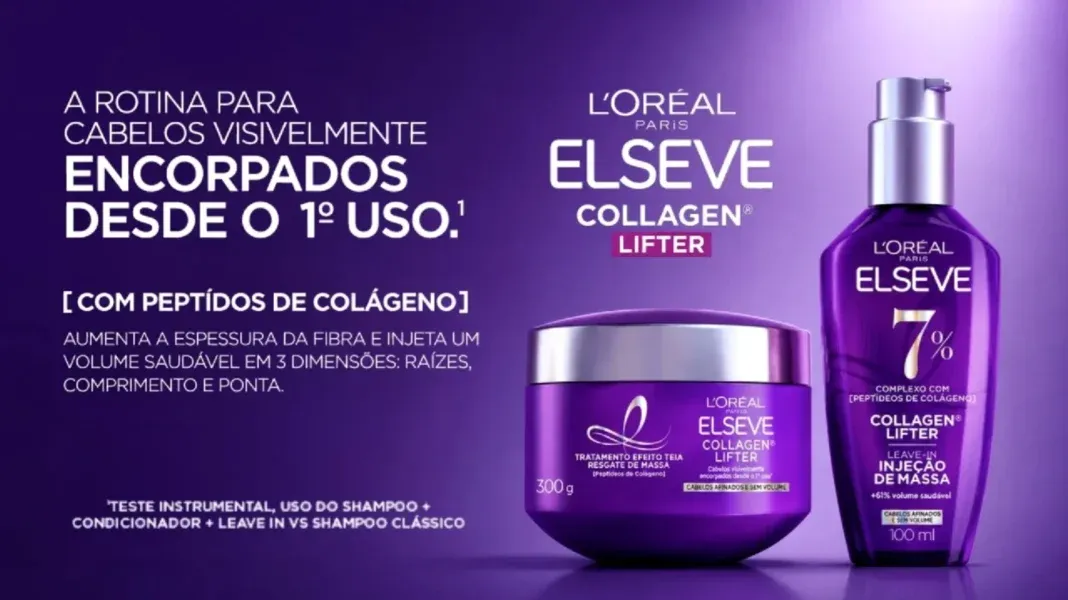 Brinde grátis: Compre e Ganhe Elseve: leve um produto Collagen Lifter na campanha de 40 mil unidades