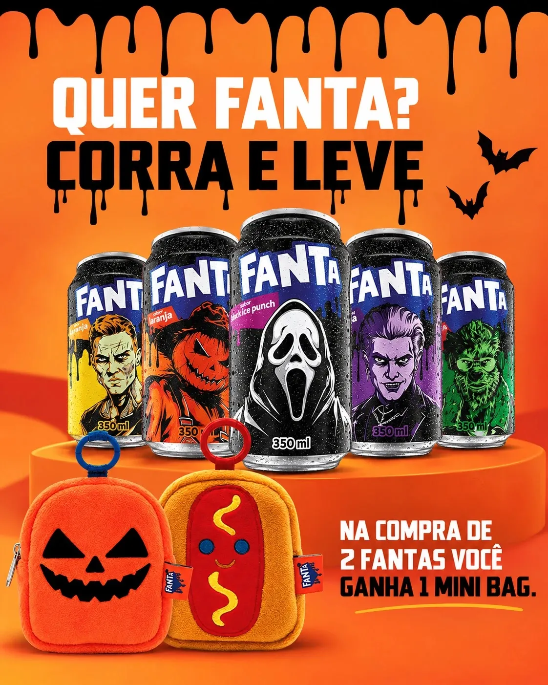 Lata da Fanta Ghostface Punch, edição especial de Halloween