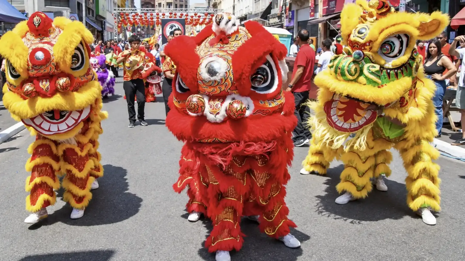 Brinde grátis: Evento Grátis em SP: Festival da Lua Chinês Leva 100 Leões à Rua 25 de Março em 19 e 20/09