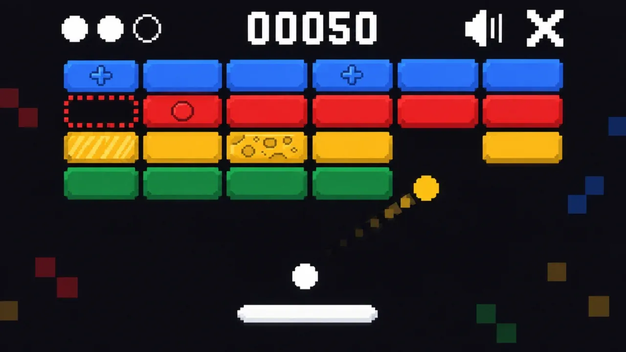 Brinde grátis: Jogo Grátis Google: Block Breaker na Busca, sem cadastro
