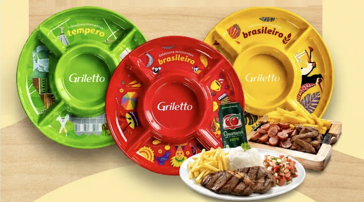 Brinde grátis: Compre e Ganhe Griletto: Petisqueiras Colecionáveis na Promoção Mais Griletto