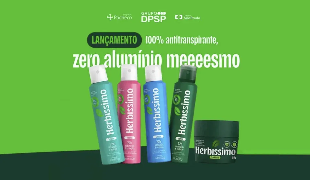 Brinde grátis: Compre e Ganhe Herbíssimo: leve 2 aerossóis zero alumínio e ganhe um desodorante creme