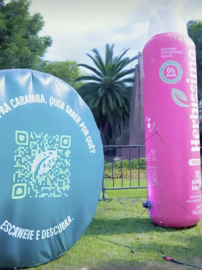 Espaço da Herbíssimo no Parque Ibirapuera em São Paulo