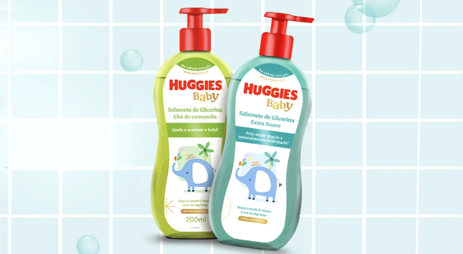 Brinde grátis: Amostra Grátis Huggies: 2 Sabonetes Líquidos Banho Baby em Casa pelo The Insiders