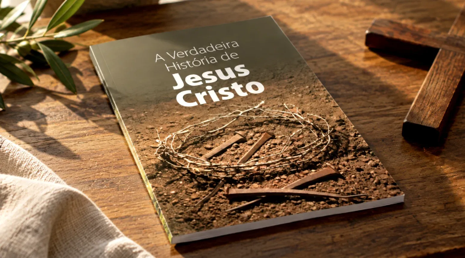 Brinde grátis: Livro Grátis: Peça 'A Verdadeira História de Jesus Cristo' Impresso em Casa