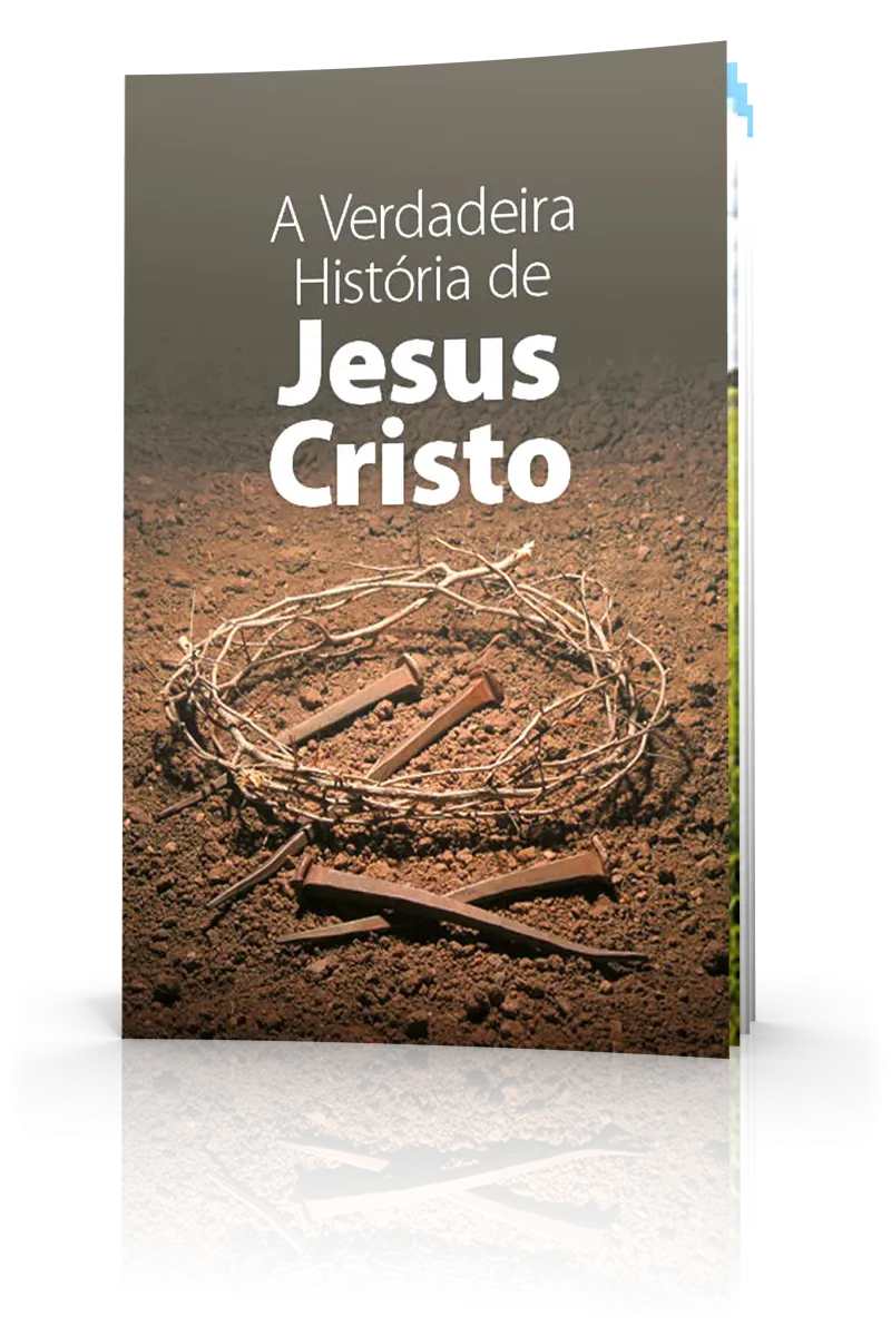 Capa do livro A Verdadeira História de Jesus Cristo, publicado pela Igreja de Deus Unida