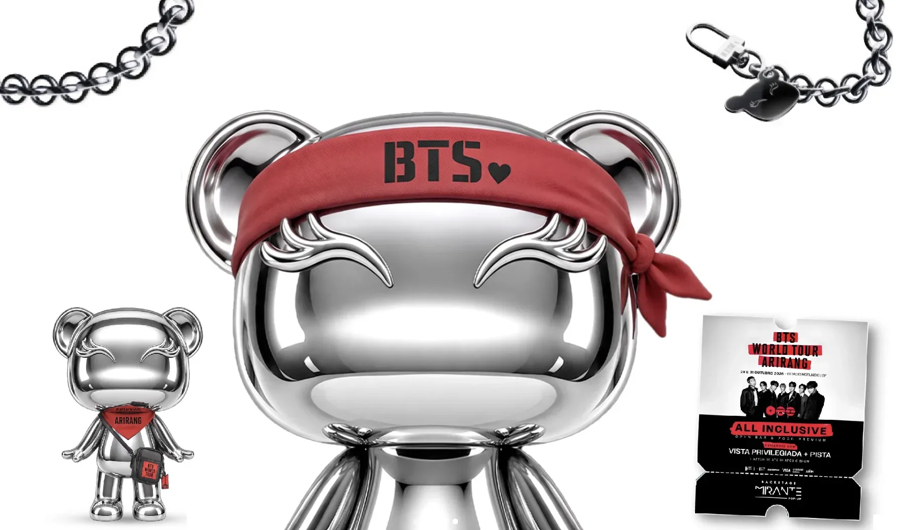 Brinde grátis: Sorteio MBOOM: concorra a camarote com acompanhante no show do BTS no MorumBIS