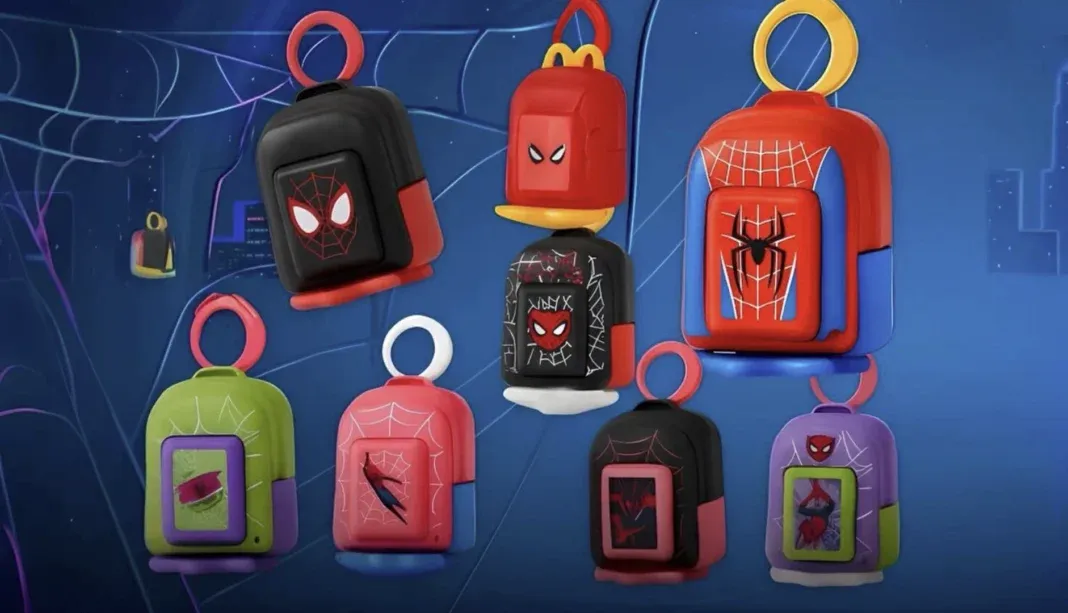 Brinde grátis: McLanche Feliz: McDonald's Lança 10 Mini Mochilas do Homem-Aranha