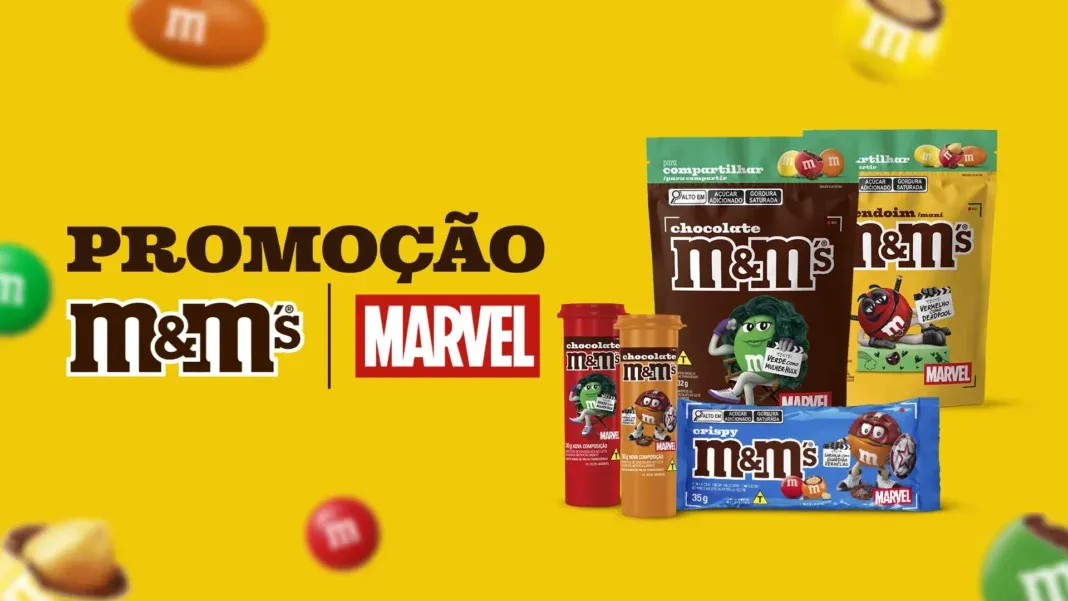 Brinde grátis: Sorteio M&M's: concorra a cruzeiro nas Bahamas e a 1 ano de chocolates na promoção Marvel