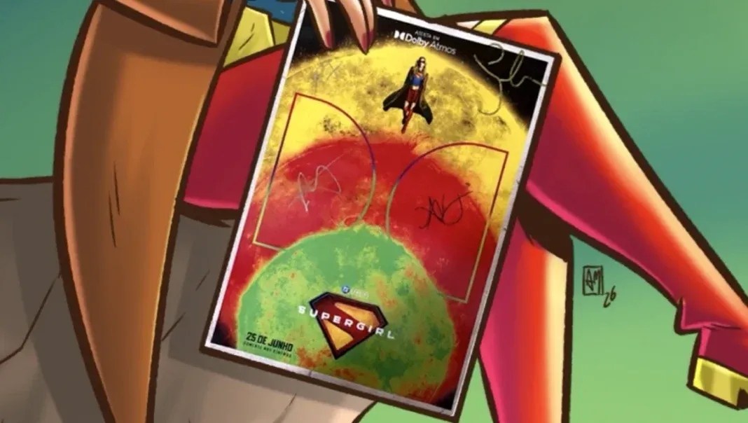Brinde grátis: Sorteio Mundos da DC: Concorra a Pôster Autografado de Supergirl