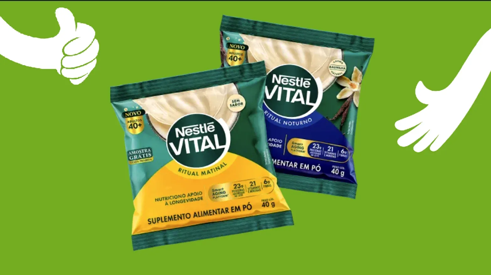 Brinde grátis: Amostra Grátis Nestlé Vital Ritual: Peça o Sachê de 40 g em Casa