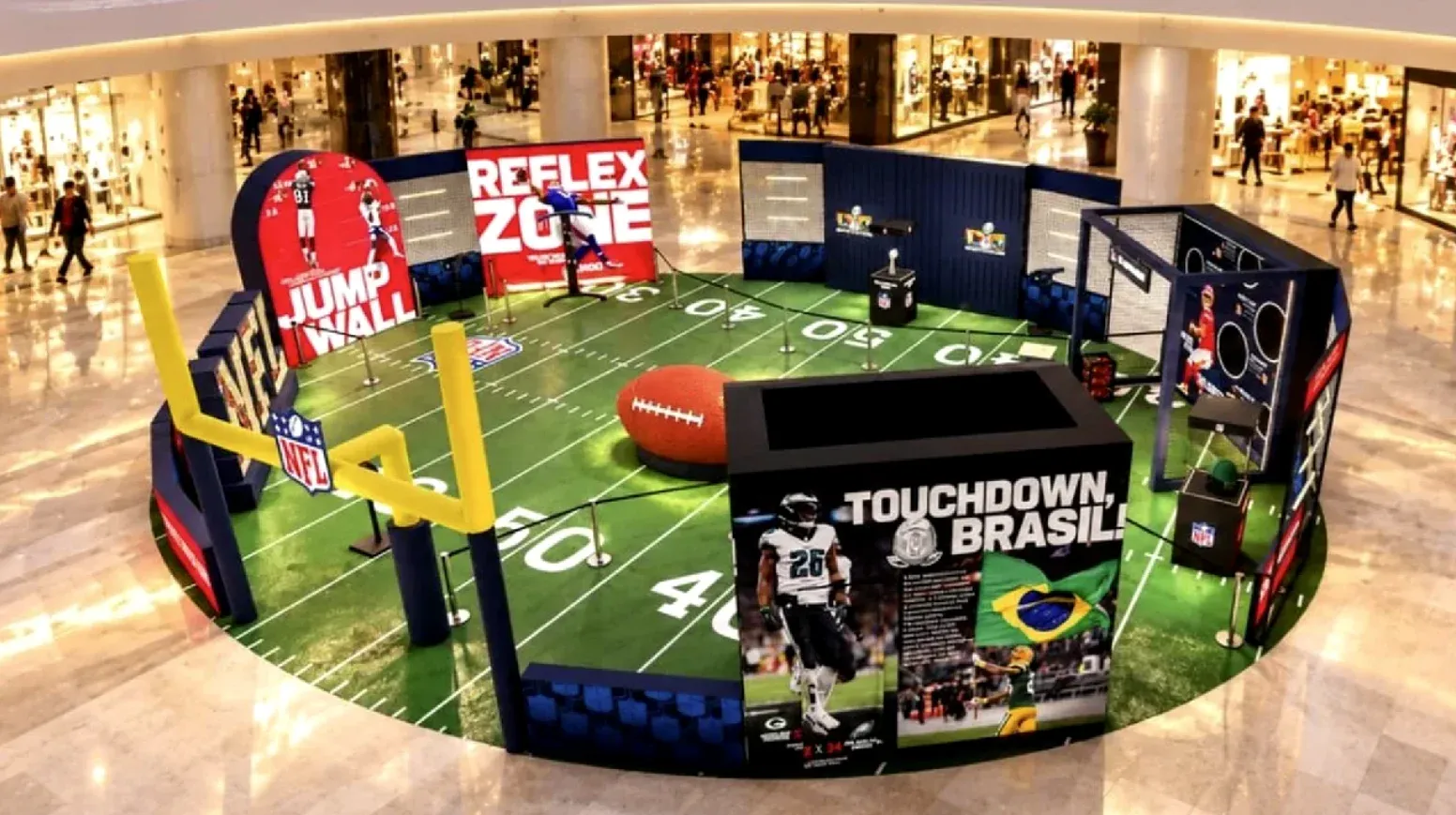 Brinde grátis: NFL Experience grátis: troféu do Super Bowl e atividades em 3 capitais