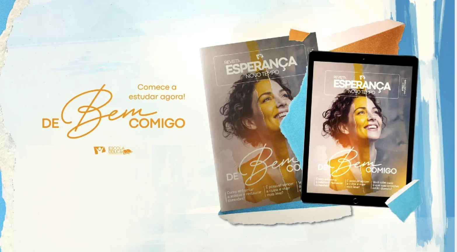 Brinde grátis: Revista Grátis Novo Tempo: Peça a 'De Bem Comigo' Impressa em Casa