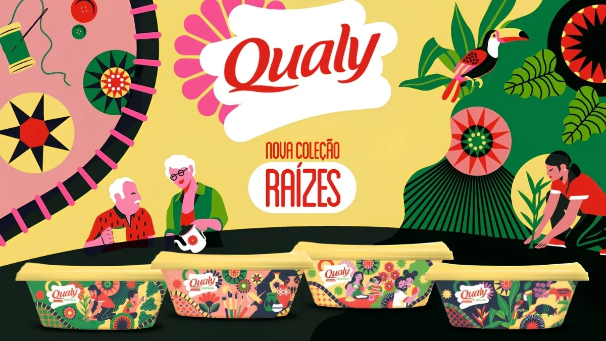 Brinde grátis: Promoção Qualy: Coleção Raízes Traz 4 Potes de Margarina Colecionáveis