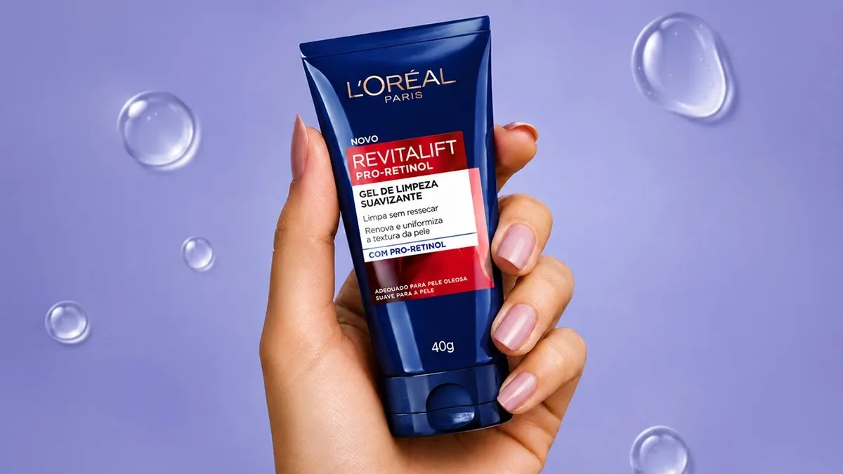 Brinde grátis: Brinde Grátis L'Oréal: Gel de Limpeza Revitalift Pro-Retinol no Shopping Cidade SP