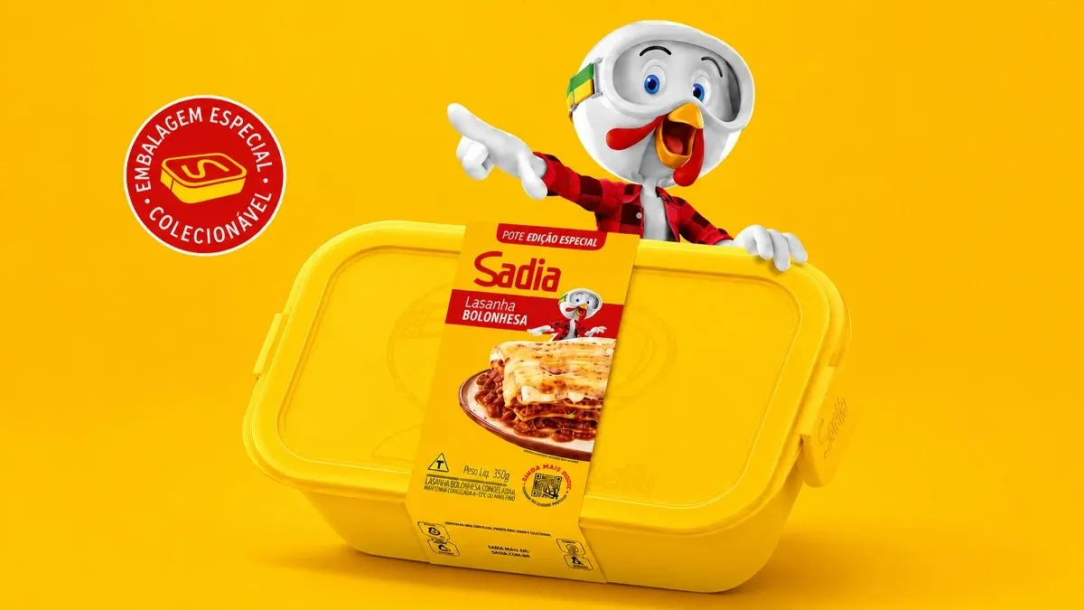 Brinde grátis: Compre e Ganhe Sadia: Pote Colecionável do Lek Trek na Lasanha Bolonhesa