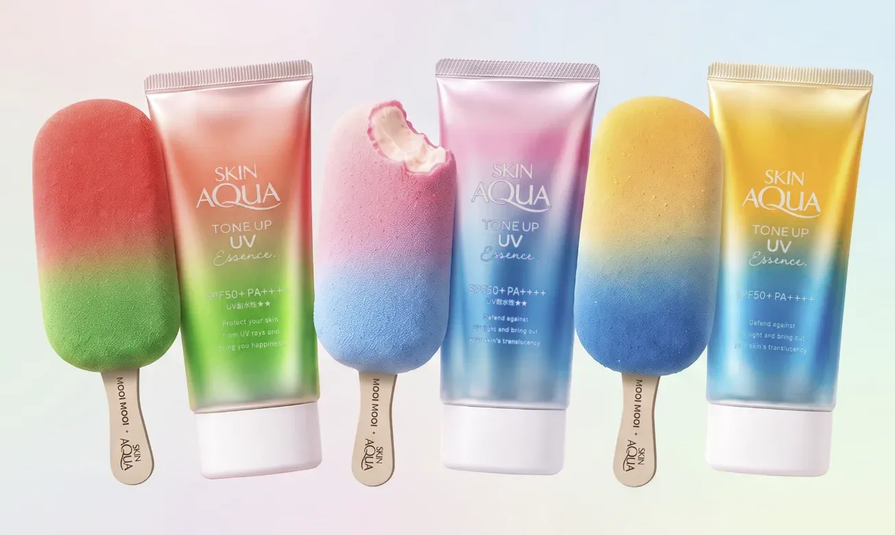 Skin Aqua e Mooi Mooi — sorvetes exclusivos inspirados na linha Tone Up