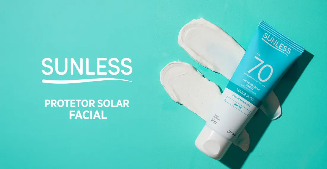 Brinde grátis: Amostra Grátis Sunless: Protetor Solar Facial FPS 70 Toque Seco de 60 g pelo The Insiders