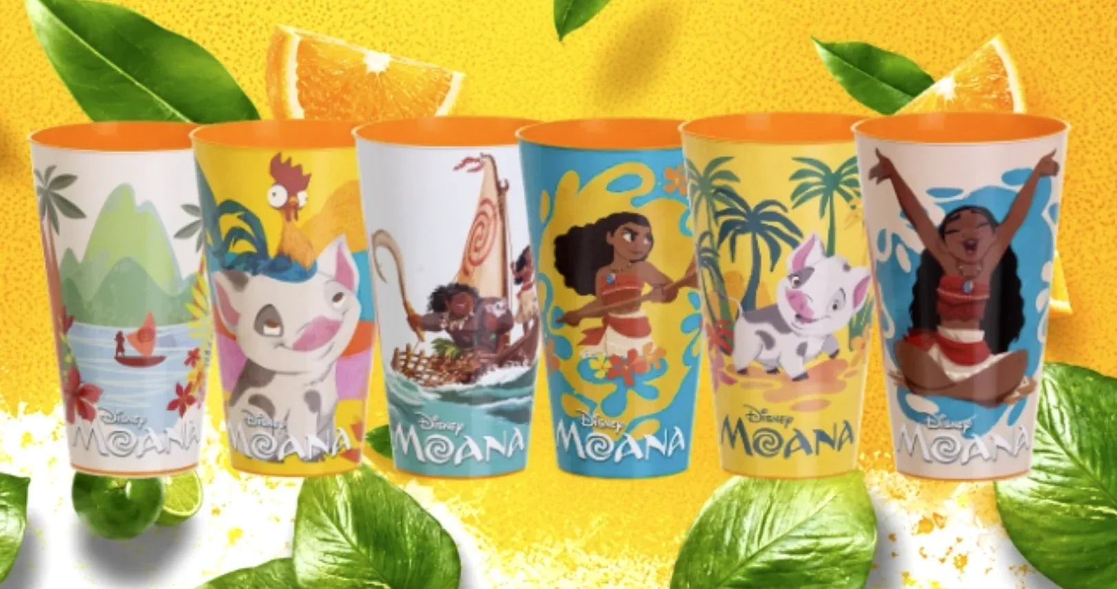 Brinde grátis: Compre e Ganhe Tang: Copos e Jarra da Moana na Promoção Joias da Ilha