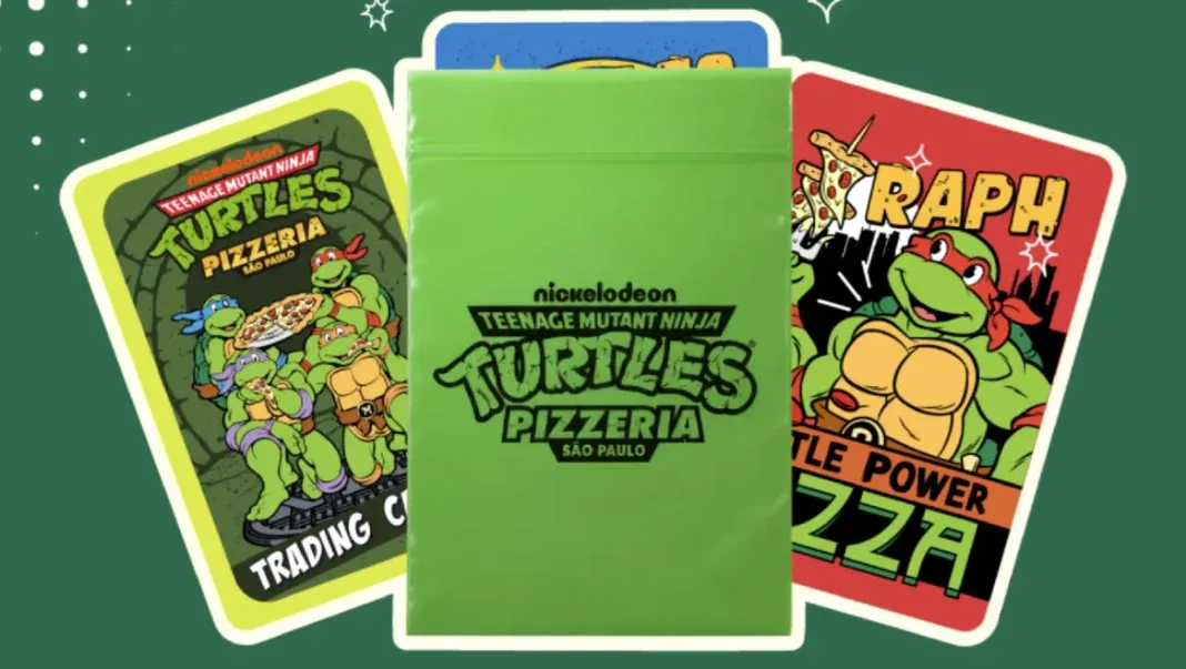 Brinde grátis: Compre e Ganhe Tartarugas Ninja Pizzaria: Cards Colecionáveis com Raridades em SP