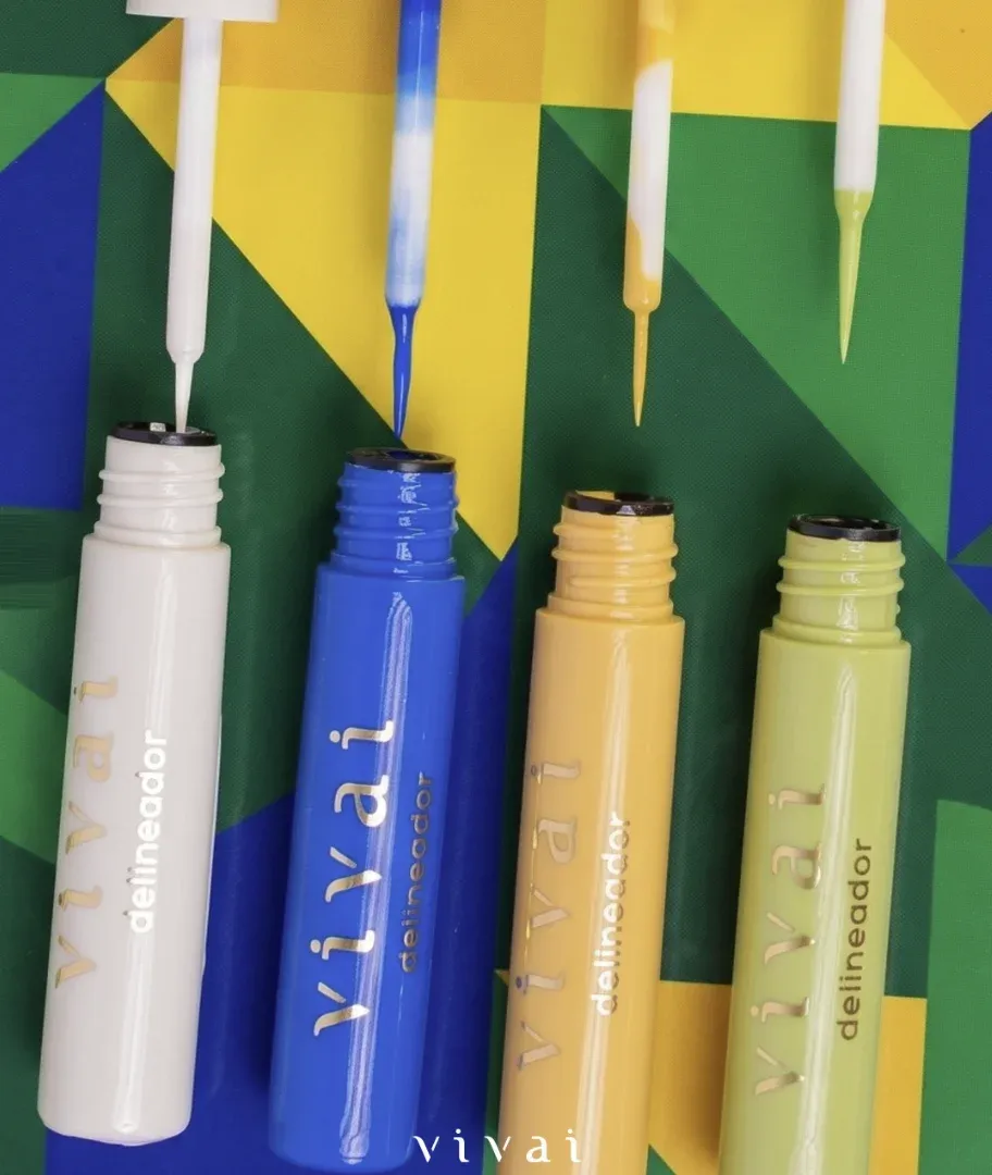 Kit de maquiagem da Vivai enviado às criadoras selecionadas