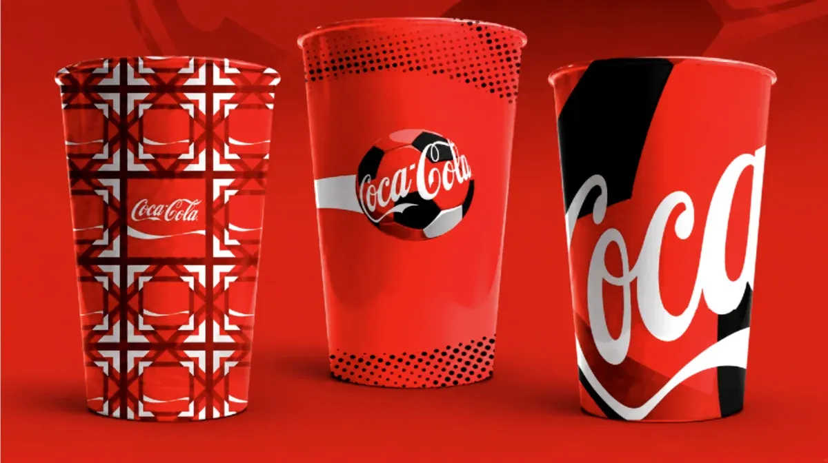 Brinde grátis: Compre e Ganhe Vivenda do Camarão: Copos Colecionáveis da Coca-Cola por R$ 1,20