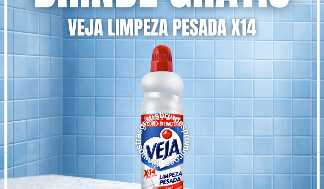 Imagem promocional do brinde Brinde Grátis Veja Limpeza Pesada X14